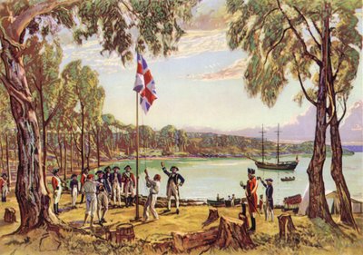La fundación de Australia de Algernon Mayow Talmage